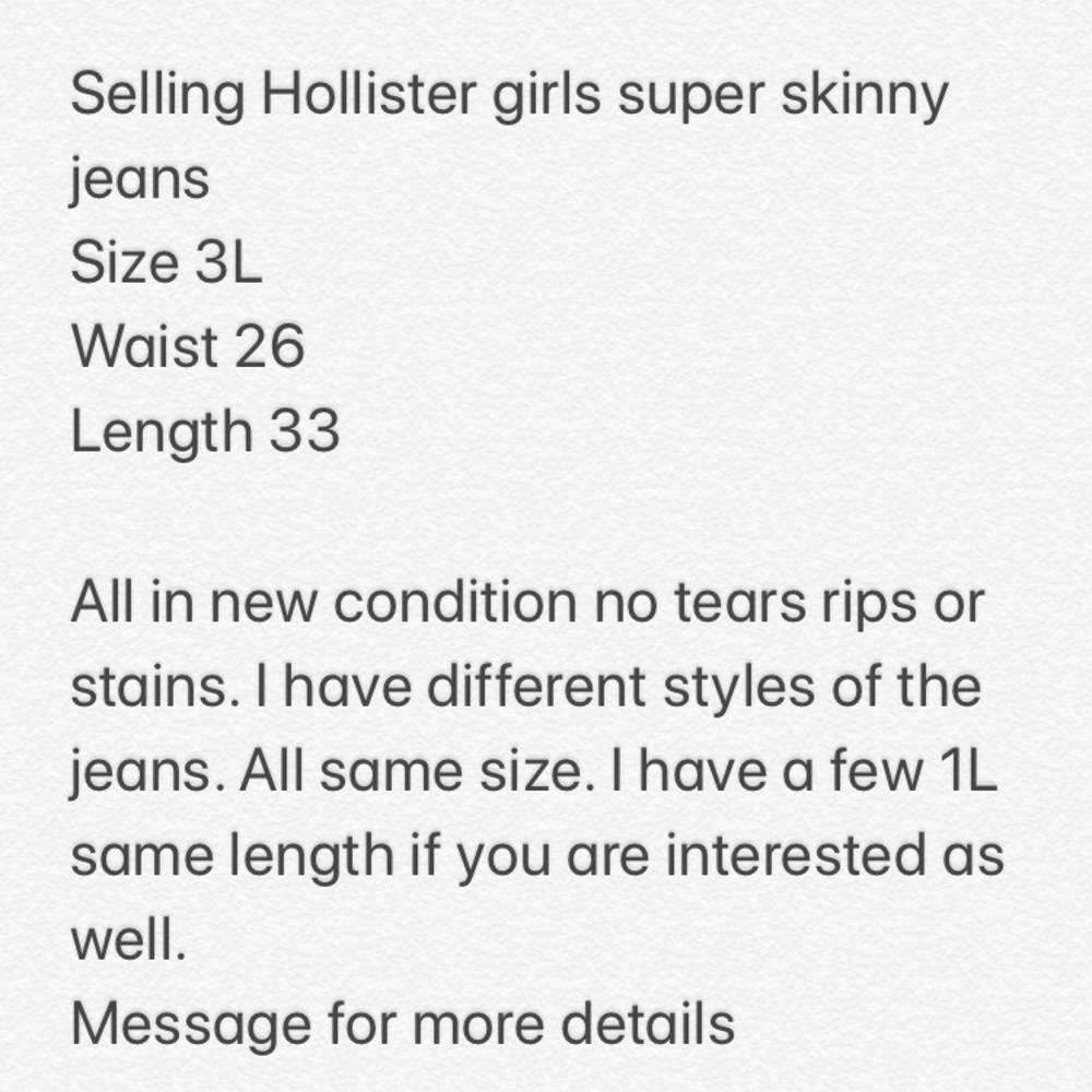 Hollister jeans